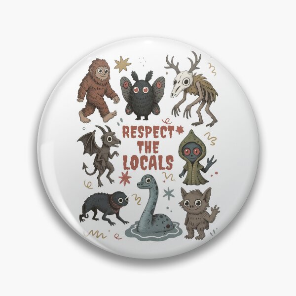 Item preview, Respect The Locals Cryptid Spooky designed and sold by studio-ssaam.