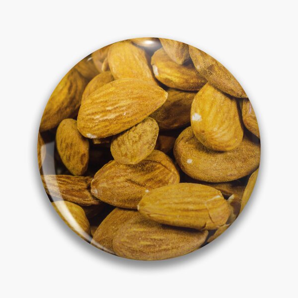 Item preview, Close-Up Pile of Raw Almonds Shelled Nuts Texture Healthy Snack Food Ingredient designed and sold by Nmallia.