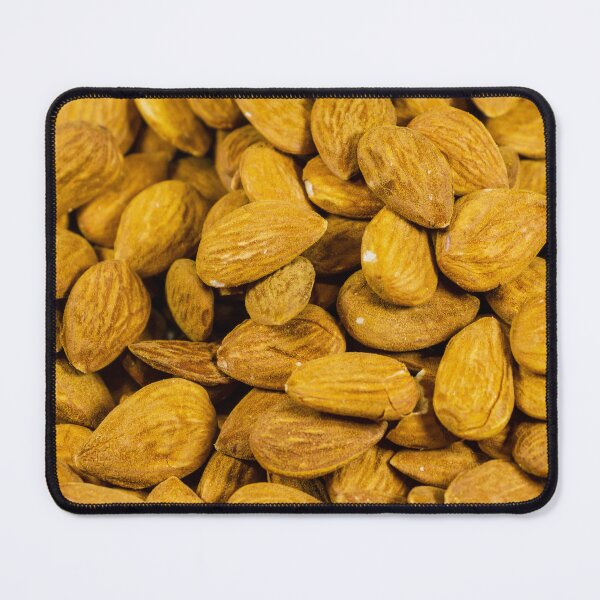 Item preview, Close-Up Pile of Raw Almonds Shelled Nuts Texture Healthy Snack Food Ingredient designed and sold by Nmallia.