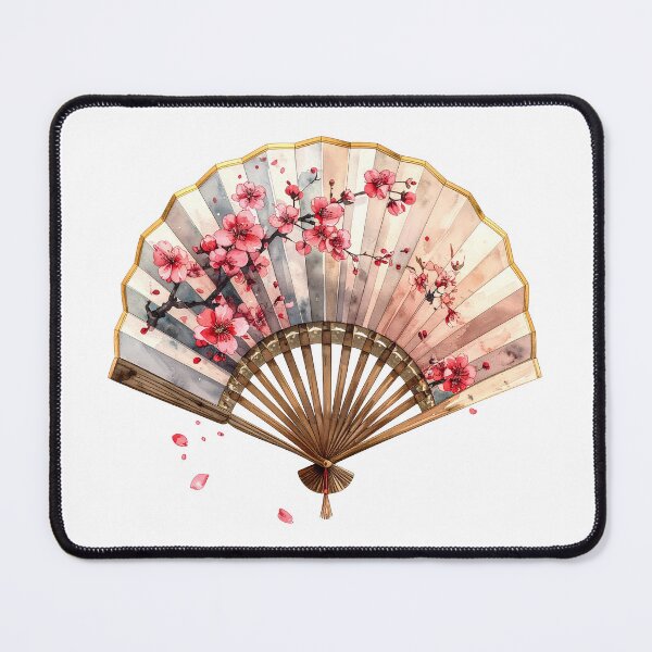 Item preview, Japanese Folding Fan Cherry Blossom  designed and sold by BetweenForms.
