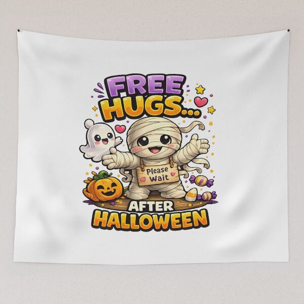 Item preview, Free Hugs Halloween Mummy designed and sold by Yomere.
