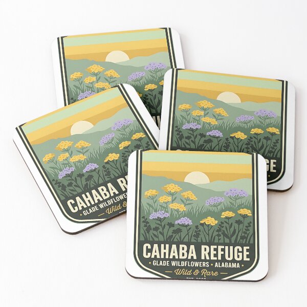 Item preview, Cahaba Refuge Wildflower Glade Alabama Sticker designed and sold by DetourDgn.