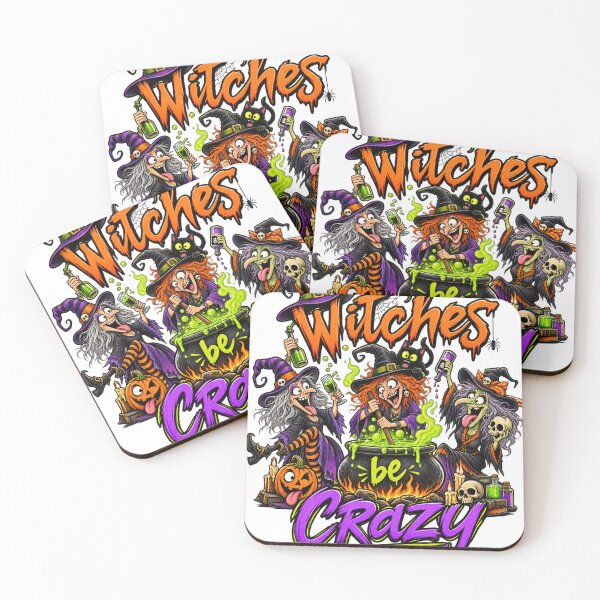 Item preview, Witches Be Crazy, Halloween Vibes designed and sold by Inappropriate Ink.