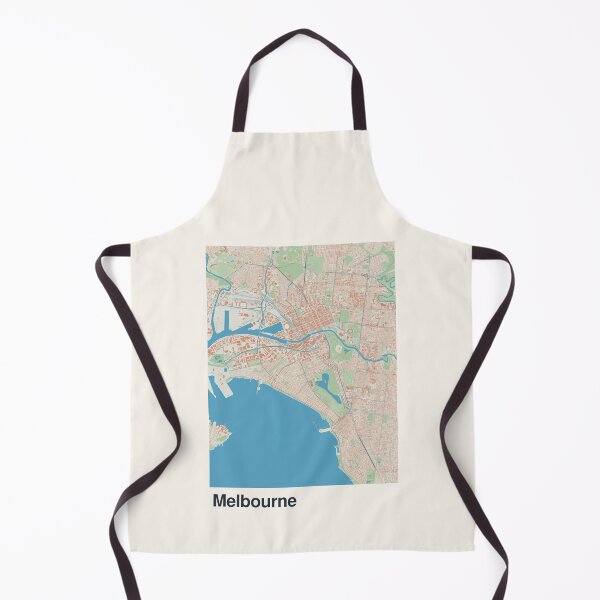 Item preview, Melbourne Minimalistic Map Art designed and sold by MapsNerd.