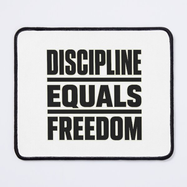 Item preview, Discipline Equals Freedom Motivation Gym Workout Quote designed and sold by chattsuede.