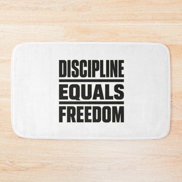 Item preview, Discipline Equals Freedom Motivation Gym Workout Quote designed and sold by chattsuede.