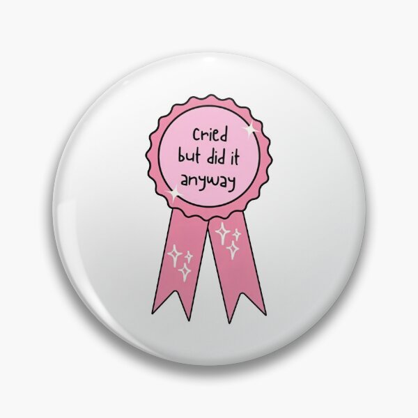 Item preview, Tried But Did It Anyway Pink Participation Award Ribbon designed and sold by Brenza Boggart.