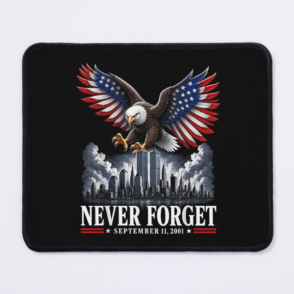 Item preview, Never Forget September 11 2001 Patriot Eagle 9/11 Memorial designed and sold by Remontadarnia.