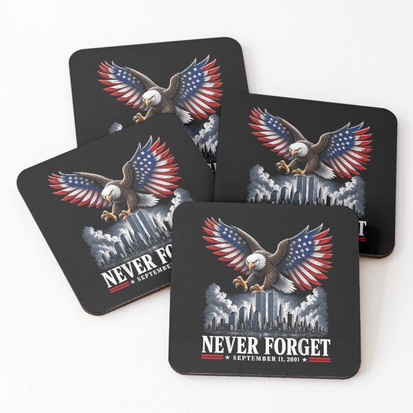 Item preview, Never Forget September 11 2001 Patriot Eagle 9/11 Memorial designed and sold by Remontadarnia.