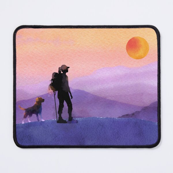 Item preview, A Hiker and Her Dog designed and sold by monicabianca.