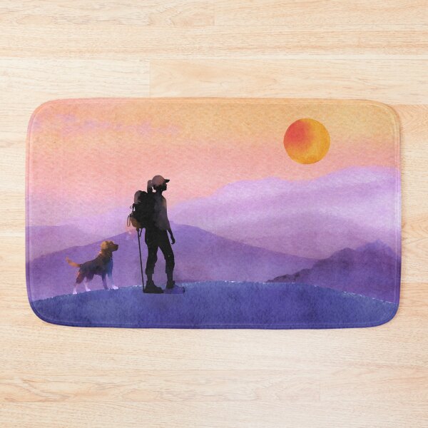 Item preview, A Hiker and Her Dog designed and sold by monicabianca.