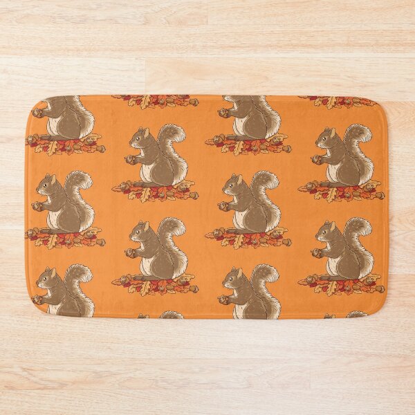 Item preview, Squirrel foraging acorns designed and sold by Maria-Henriques.