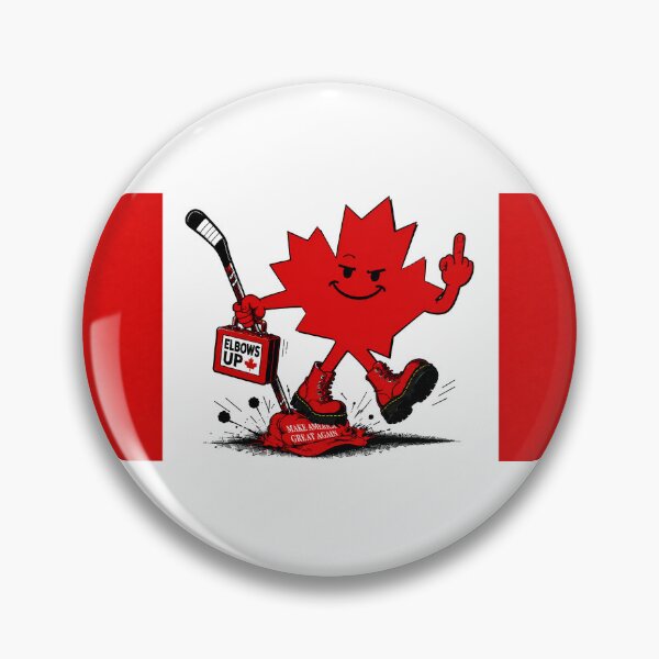 Item preview, Angry Maple Leaf Elbows Up Canada designed and sold by inVinnieVeritas.
