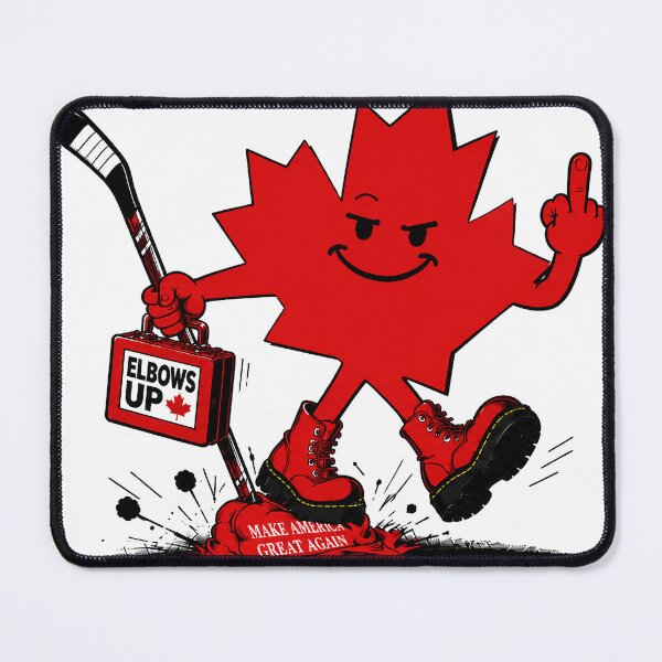 Item preview, Angry Maple Leaf Elbows Up Canada designed and sold by inVinnieVeritas.