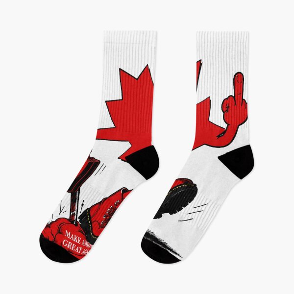 Item preview, Angry Maple Leaf Elbows Up Canada designed and sold by inVinnieVeritas.