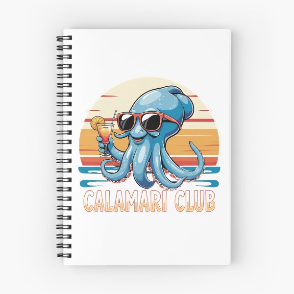 Item preview, Calamari Club T-Shirt | Funny Octopus Shirt with Sunglasses | Humorous Squid Gift for Men and Women | Summer Beach Holiday Top designed and sold by Aetheriaworld.