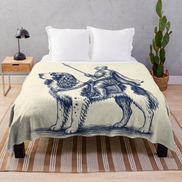 Item preview, Knight Riding Cocker Spaniel Dog Vintage Medieval Art designed and sold by Y-Vibes.