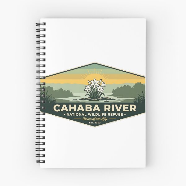Item preview, Cahaba River NWR Alabama Lily Badge Sticker designed and sold by DetourDgn.