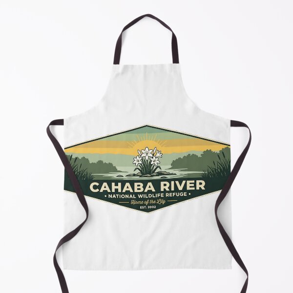 Item preview, Cahaba River NWR Alabama Lily Badge Sticker designed and sold by DetourDgn.