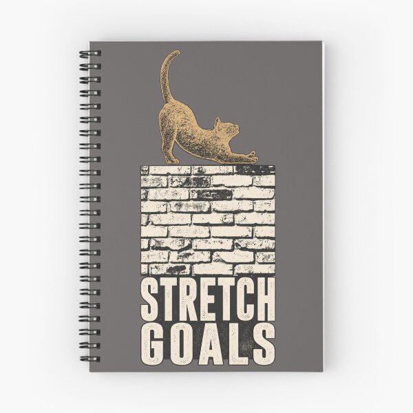 Item preview, Stretch Goals Stretching Cat – Vintage Cat Yoga designed and sold by HOUSE OF TIST.