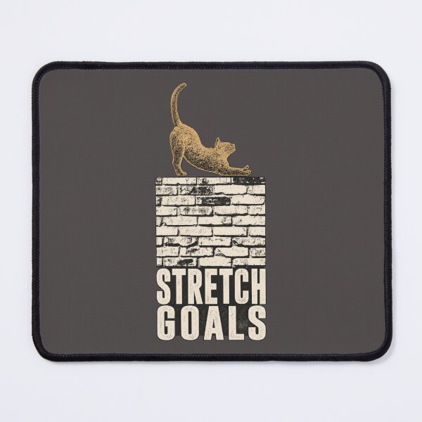 Item preview, Stretch Goals Stretching Cat – Vintage Cat Yoga designed and sold by HOUSE OF TIST.