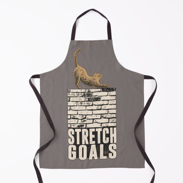 Item preview, Stretch Goals Stretching Cat – Vintage Cat Yoga designed and sold by HOUSE OF TIST.