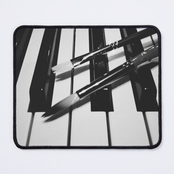 Item preview, Piano Keys and Paintbrushes Music Art designed and sold by SlavaArt.