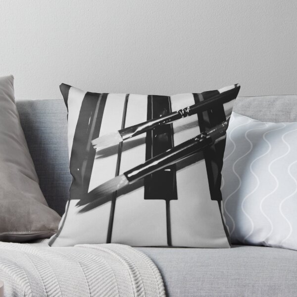 Item preview, Piano Keys and Paintbrushes Music Art designed and sold by SlavaArt.