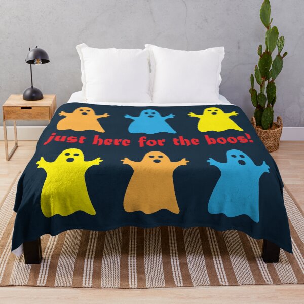 Item preview, Just Here For The Boos (2) - Cute Halloween Ghosts Print designed and sold by ToluaPrints.