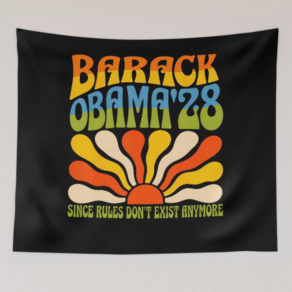 Item preview, Obama 2028 Since Rules Don'T Exist Anymore designed and sold by Trippy-Toad.