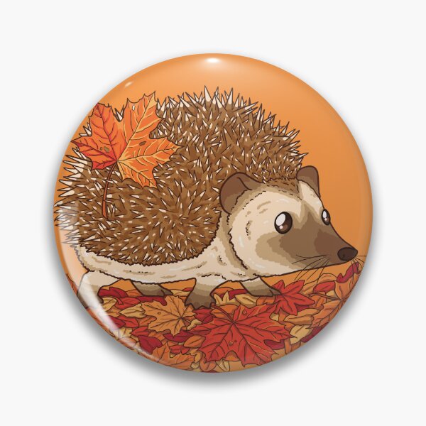 Item preview, Hedgehog with a maple leaf designed and sold by Maria-Henriques.