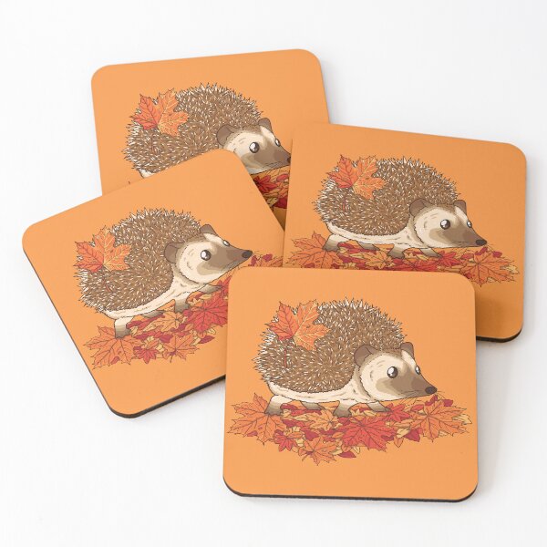 Item preview, Hedgehog with a maple leaf designed and sold by Maria-Henriques.