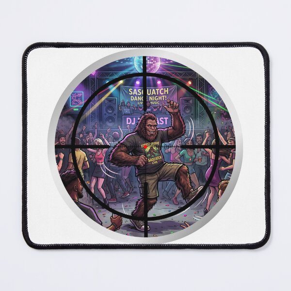 Item preview, Funny Bigfoot Sighting - Dancing in the Nightclub designed and sold by Spank My Yeti.