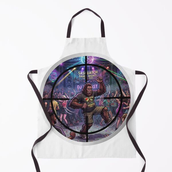 Item preview, Funny Bigfoot Sighting - Dancing in the Nightclub designed and sold by Spank My Yeti.