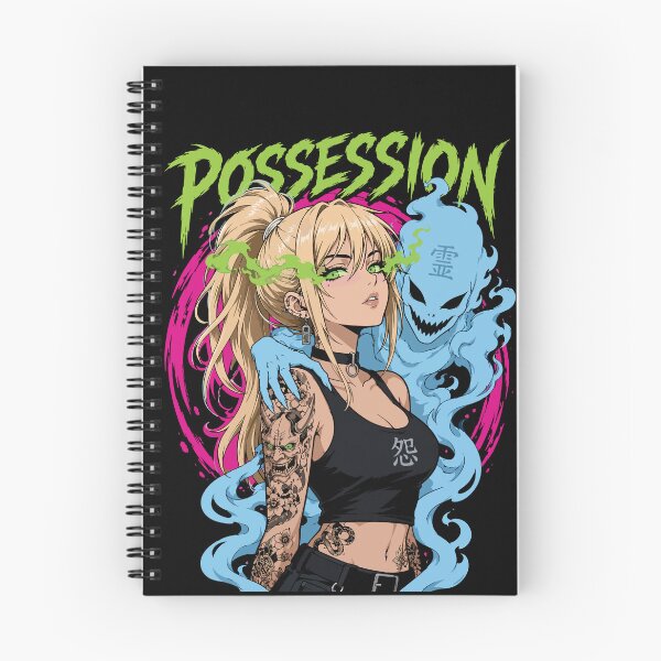 Item preview, Demon Possession Anime Girl designed and sold by GhoulishGraphX.