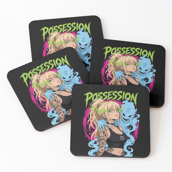 Item preview, Demon Possession Anime Girl designed and sold by GhoulishGraphX.