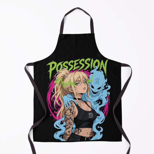 Item preview, Demon Possession Anime Girl designed and sold by GhoulishGraphX.