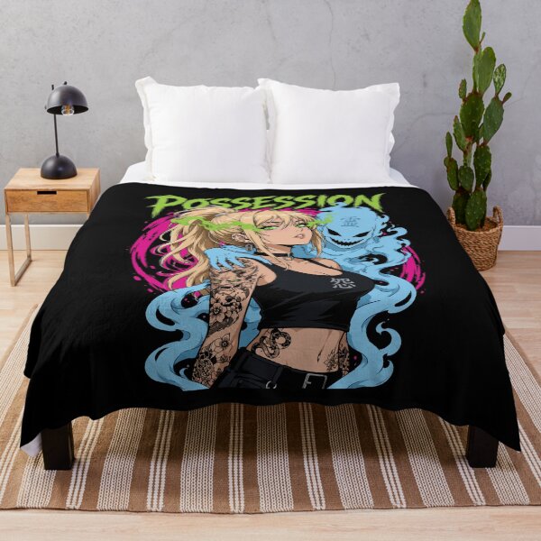 Item preview, Demon Possession Anime Girl designed and sold by GhoulishGraphX.