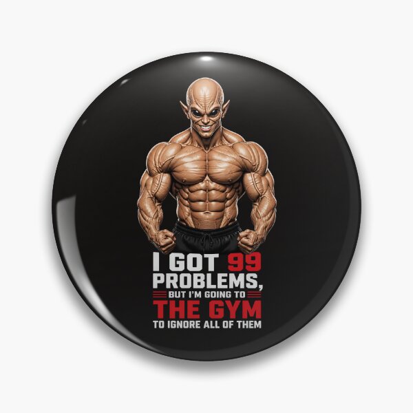 Item preview, 99 Problems But The Gym Fixes Them All - Alien gym designed and sold by UrbaneVibeCo.