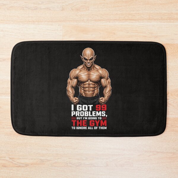 Item preview, 99 Problems But The Gym Fixes Them All - Alien gym designed and sold by UrbaneVibeCo.