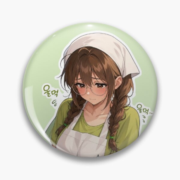 Item preview, Blushing Anime Girl – Respond Again Sticker designed and sold by MeowLoka ⭐⭐⭐⭐.