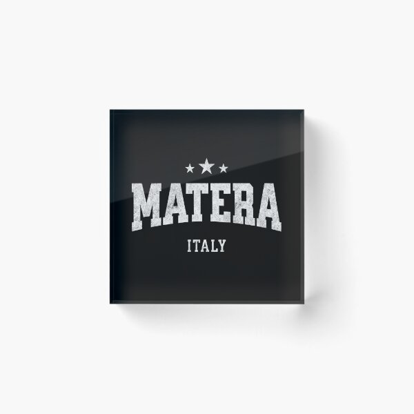 Item preview, Matera Italy Vintage Distressed Varsity Travel College Style Design designed and sold by NiceTeeClub.