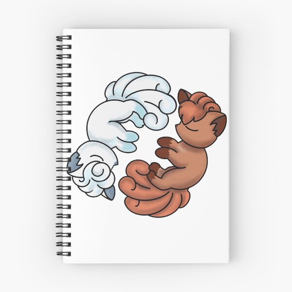 Item preview, Inspired Vulpix & alolan sleeping together  designed and sold by Cracraytivity.