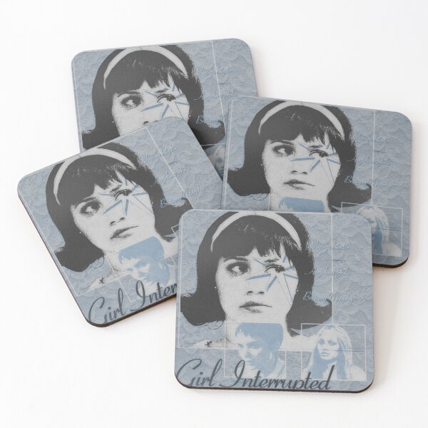 Item preview, blue girl interrupted graphic design print designed and sold by dandelionzone.
