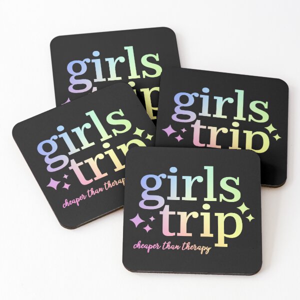 Item preview, Girls Trip Travel Besties Cheaper Than Therapy Gift designed and sold by ScienceCorner.