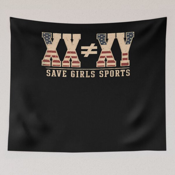 Item preview, Xx Does Not Equal Xy Save Girls Sports Female Woman designed and sold by Trippy-Toad.
