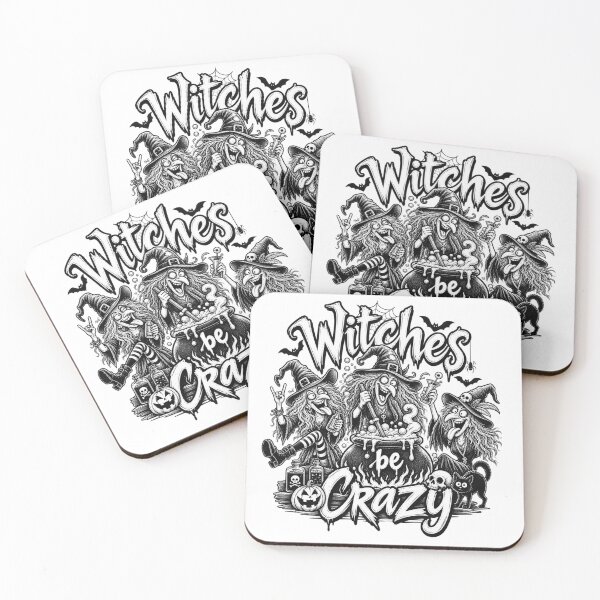 Item preview, Witches Be Crazy, Halloween Vibes 2 designed and sold by Inappropriate Ink.