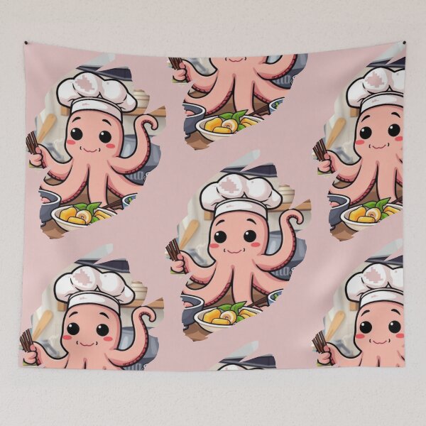 Item preview, Octopus In The Kitchen! designed and sold by Vinaelly.