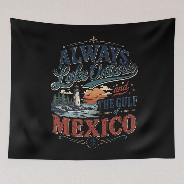 Item preview, Always Lake Ontario And Gulf Of Mexico Americana Design designed and sold by stershopepie.