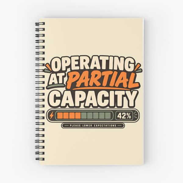 Item preview, Operating at Partial Capacity designed and sold by Stikaro.